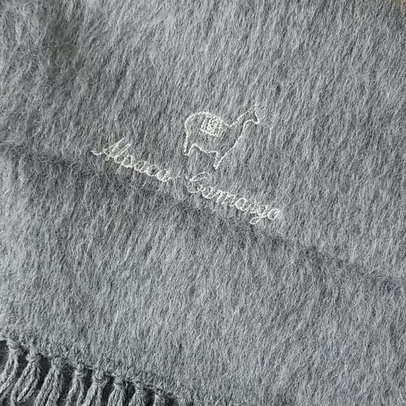 Alpaca Camargo Scarf Grey - Picture 5 of 8